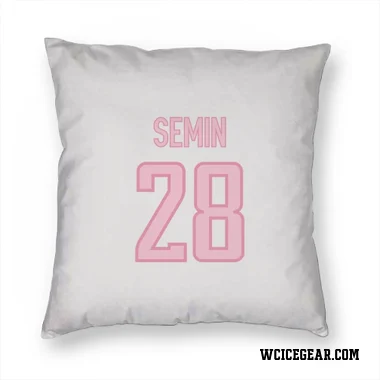 White Pink Washington Capitals Alexander Semin   Pillow Cover (18 X 18)