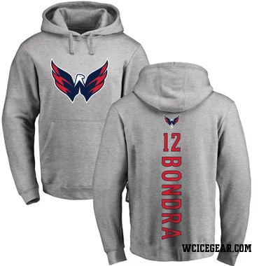 Youth Peter Bondra Washington Capitals Branded Ash Backer Pullover Hoodie
